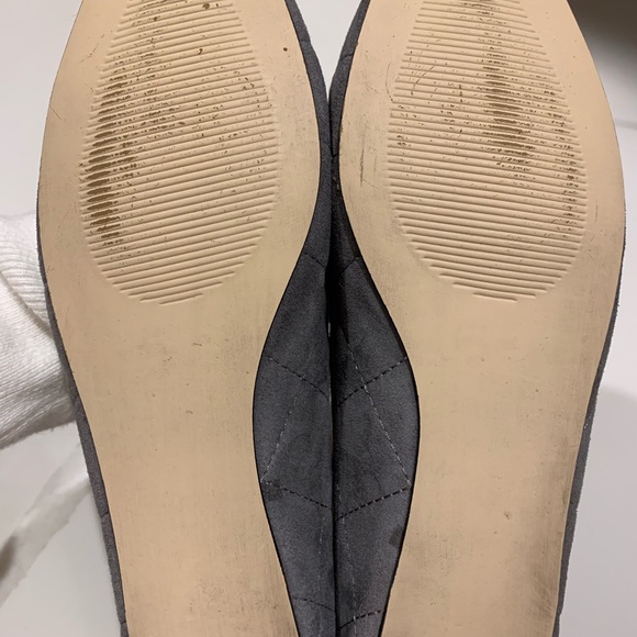 Talbots ballet flat. Grey quilted. - Picture 4 of 4
